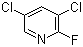 structure of CAS# 823-56-3, 3,5-二氯-2-氟吡啶