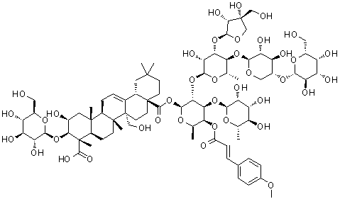 CAS 登录号：82410-33-1, 远志皂苷 A