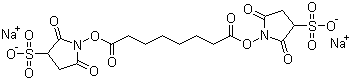 structure of CAS# 82436-77-9, Bis(sulfosuccinimidyl) suberate sodium salt