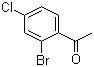 structure of CAS# 825-40-1, 2'-Bromo-4'-chloroacetophenone