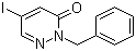 structure of CAS# 825633-93-0, 2-苄基-5-碘哒嗪-3(2H)-酮