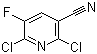 structure of CAS# 82671-02-1, 3-氰基-2,6-二氯-5-氟吡啶