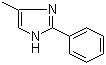 structure of CAS# 827-43-0, 4-Methyl-2-phenyl-1H-imidazole