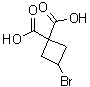 CAS # 827032-78-0, 3-Bromo-1,1-cyclobutanedicarboxylic acid