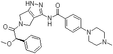 structure of CAS# 827318-97-8, 达鲁舍替