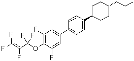 CAS 登录号：827320-49-0, 3,5-二氟-4-[(1,1,2,3,3-五氟-2-丙烯基)氧基]-4'-(反式-4-丙基环己基)-1,1'-联苯