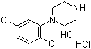 structure of CAS# 827614-47-1, 1-(2,5-Dichlorophenyl)piperazine dihydrochloride