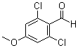 structure of CAS# 82772-93-8, 2,6-Dichloro-4-methyloxybenzaldehyde