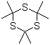 structure of CAS# 828-26-2, 2,2,4,4,6,6-Hexamethyl-S-trithiane