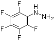 CAS # 828-73-9, (Pentafluorophenyl)hydrazine, 1-(Pentafluorophenyl) hydrazine, 2,3,4,5,6-Pentafluorophenylhydrazine, NSC 88334