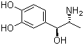 structure of CAS# 829-74-3, (-)-3,4-二羟基去甲麻黄碱
