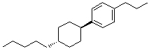 structure of CAS# 82991-48-8, 反式-1-(对丙基苯基)-4-戊基环己烷