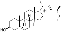 structure of CAS# 83-48-7, 豆固醇