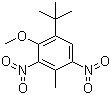 structure of CAS# 83-66-9, 4-tert-Butyl-2,6-dinitro-3-methoxytoluene