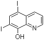 CAS # 83-73-8, 5,7-Diiodo-8-quinolinol, 5,7-Diiodoquinolin-8-ol