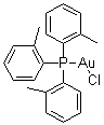 CAS 登录号：83076-07-7, 三(2-甲基苯基)膦氯化金