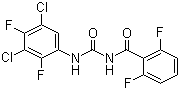 structure of CAS# 83121-18-0, Teflubenzuron