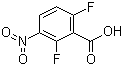 structure of CAS# 83141-10-0, 2,6-二氟-3-硝基苯甲酸