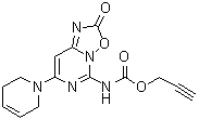 CAS # 83395-32-8, [7-(3,6-Dihydro-1(2H)-pyridinyl)-2-oxo-2H-[1,2,4]oxadiazolo[2,3-c]pyrimidin-5-yl]carbamic acid 2-propynyl ester