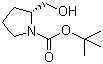 structure of CAS# 83435-58-9, Boc-D-脯氨醇