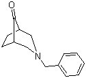 structure of CAS# 83507-33-9, 3-Benzyl-3-azabicyclo[3.2.1]octan-8-one