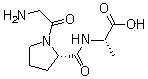 structure of CAS# 837-83-2, Glycyl-L-prolyl-L-alanine
