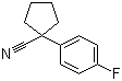 structure of CAS# 83706-50-7, 1-(4-氟苯基)环戊甲腈