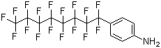 structure of CAS# 83766-52-3, 4-全氟辛基苯胺