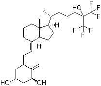 CAS # 83805-11-2, Falecalcitriol, (1R,3S,5Z)-5-[(2E)-2-[(1R,3aS,7aR)-7a-Methyl-1-[(2R)-7,7,7-trifluoro-6-hydroxy-6-(trifluoromethyl)heptan-2-yl]-2,3,3a,5,6,7-hexahydro-1H-inden-4-ylidene]ethylidene]-4-methylidenecyclohexane-1,3-diol