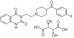 structure of CAS# 83846-83-7, Ketanserin tartrate