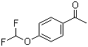 structure of CAS# 83882-67-1, 1-[4-(Difluoromethoxy)phenyl]ethanone