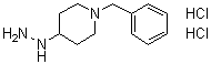 structure of CAS# 83949-42-2, 1-Benzyl-4-(hydrazino)piperidine dihydrochloride