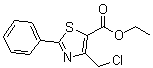 CAS # 83983-12-4, 4-(Chloromethyl)-2-phenyl-5-thiazolecarboxylic acid ethyl ester