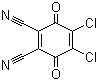 CAS # 84-58-2, 2,3-Dichloro-5,6-dicyano-1,4-benzoquinone, 4,5-Dichloro-3,6-dioxo-1,4-cyclohexadiene-1,2-carbonitrile, DDQ