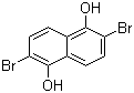 structure of CAS# 84-59-3, 2,6-Dibromonaphthalene-1,5-diol