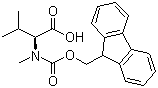 structure of CAS# 84000-11-3, Fmoc-N-甲基-L-缬氨酸