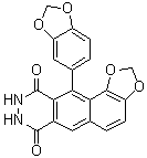 CAS # 840529-13-7, 11-(1,3-Benzodioxol-5-yl)-8,9-dihydro-1,3-benzodioxolo[4,5-g]phthalazine-7,10-dione, Helioxanthin 8-1