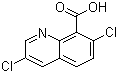 structure of CAS# 84087-01-4, 二氯喹啉酸