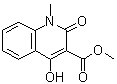 structure of CAS# 84088-50-6, 1,2-二氢-4-羟基-1-甲基-2-氧代-3-喹啉羧酸甲酯