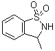 structure of CAS# 84108-98-5, 2,3-Dihydro-3-methyl-1,2-benzisothiazole 1,1-dioxide