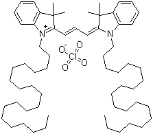 CAS # 84109-13-7, 1-Icosyl-2-[(E)-3-(1-icosyl-3,3-dimethyl-1,3-dihydro-2H-indol-2-ylidene)-1-propenyl]-3,3-dimethyl-3H-indolium perchlorate