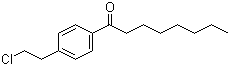 CAS 登录号：841251-38-5, 1-[4-(2-氯乙基)苯基]-1-辛酮