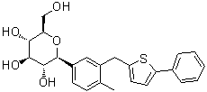 CAS # 842133-16-8, (1S)-1,5-Anhydro-1-C-[4-methyl-3-[(5-phenyl-2-thienyl)methyl]phenyl]-D-glucitol