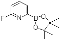 structure of CAS# 842136-58-7, 6-fluoropyridine-2-boronic acid pinacol ester