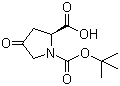 structure of CAS# 84348-37-8, N-Boc-4-oxo-L-proline