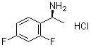 structure of CAS# 844647-37-6, [(S)-1-(2,4-二氟苯基)乙基]胺盐酸盐