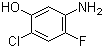 structure of CAS# 84478-72-8, 5-氨基-2-氯-4-氟苯酚