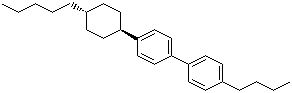 structure of CAS# 84540-36-3, 反式-4-丁基-4'-(4-戊基环己基)-1,1'-联苯