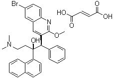 structure of CAS# 845533-86-0, Bedaquiline fumarate