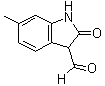structure of CAS# 845655-53-0, 2,3-二氢-6-甲基-2-氧代-1H-吲哚-3-甲醛